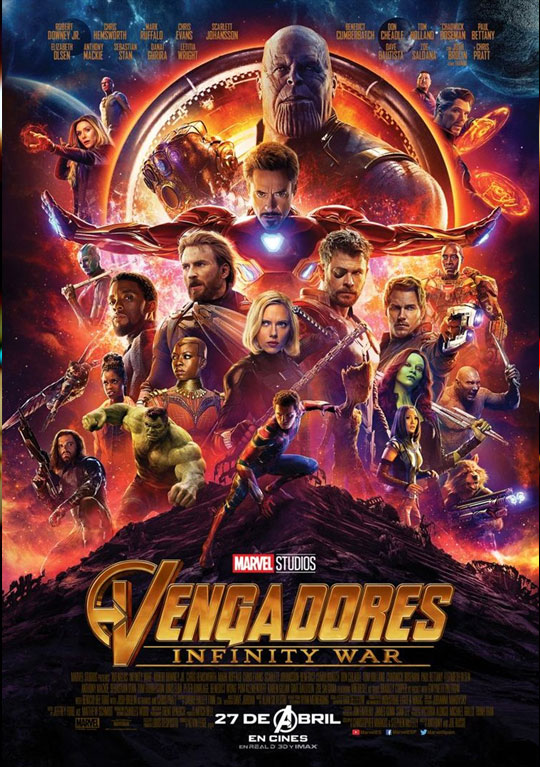 Segundo tráiler de ‘Vengadores: Infinity War’. Todos (menos Ojo de Halcón) contra Thanos.