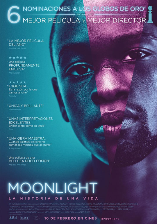Tráiler de ‘Moonlight’. El despertar homosexual de un joven negro en los suburbios de Miami.