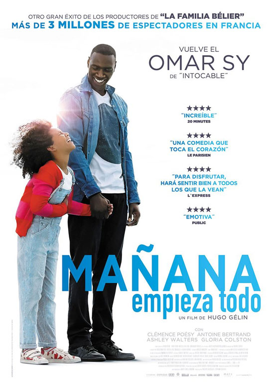Tráiler de ‘Mañana empieza todo’. Al Omar Sy de ‘Intocable’ le sale una hija de un antiguo ligue.