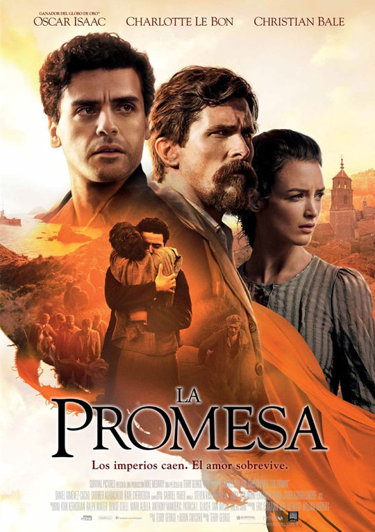 Tráiler de ‘La promesa’. Oscar Isaac y Christian Bale enamorados en pleno genocidio armenio.
