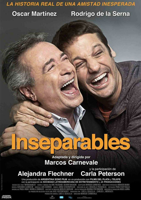 Tráiler de ‘Inseperables’. Carnevale presenta el remake argentino de la francesa ‘Intocable’.
