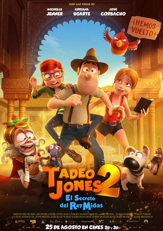 Tercer tráiler de ‘Tadeo Jones 2: El secreto del Rey Midas’. Un secuestro y un collar perdido.