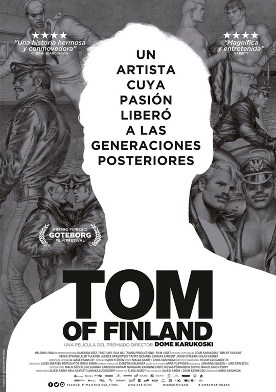 Tráiler de ‘Tom of Finland’. Biopic del icono gay y dibujante homoerótico finlandés de los 70/80.