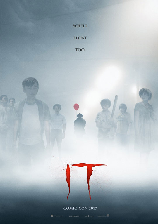 Segundo tráiler de ‘IT’. Un grupo de niños que no quiere flotar con los globos del payaso cabrón.