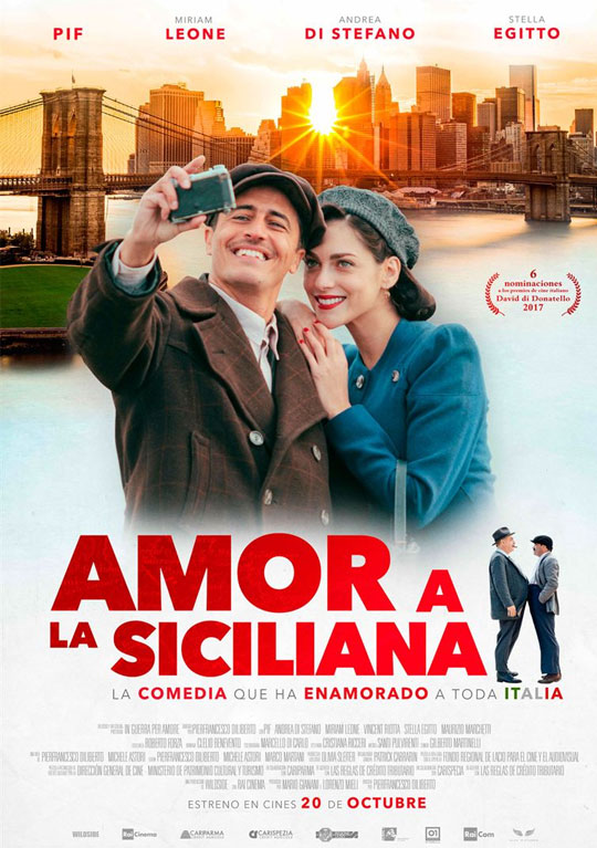 Tráiler de ‘Amor a la siciliana’. Comedia romántica italiana con mafia, guerra y enredos.