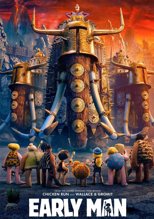 Tráiler de ‘Cavernícola’. La Edad de Piedra contra la Edad de Bronce en stop-motion de Aardman.