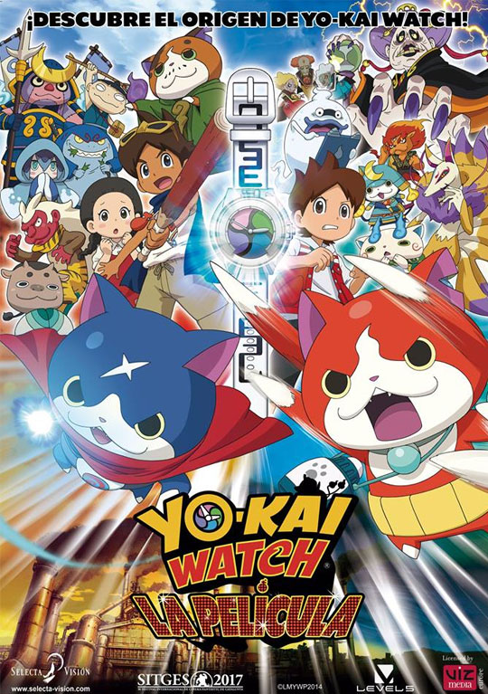 Tráiler de ‘Yo-kai Watch. La película’. El origen del reloj y los adorables monstruitos japoneses.