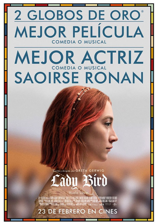 Tráiler de ‘Lady Bird’. El multipremiado anhelo adolescente de Saoirse Ronan y Greta Gerwig.