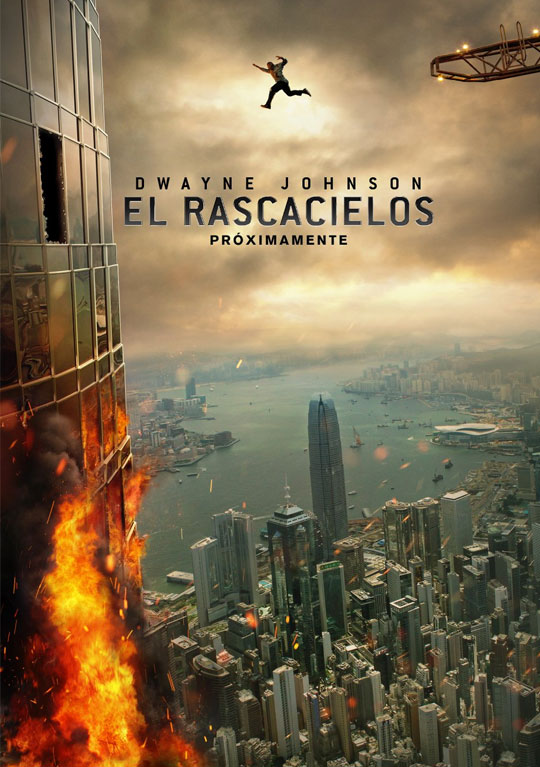 Tráiler de ‘El rascacielos’. The Rock juguetea en alturas a ser Bruce Willis y Steve McQueen.