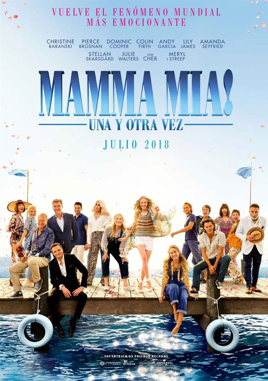 2º tráiler de ‘Mamma Mia! Una y otra vez’. El origen de los 3 amantes y un embarazo musical.