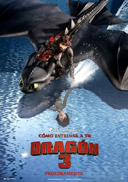 Tráiler de ‘Cómo entrenar a tu dragón 3’. Desdentao se echa novia y Hipo lucha contra cazadragones.