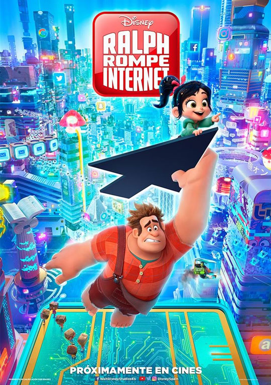 Segundo tráiler en V.O.S.E de ‘Ralph rompe Internet’. Las princesas Disney y Star Wars en acción.