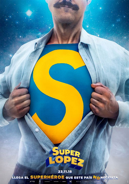 Teaser tráiler de ‘Superlópez’. Dani Rovira es el bigotudo superhéroe patrio creado por Jan.