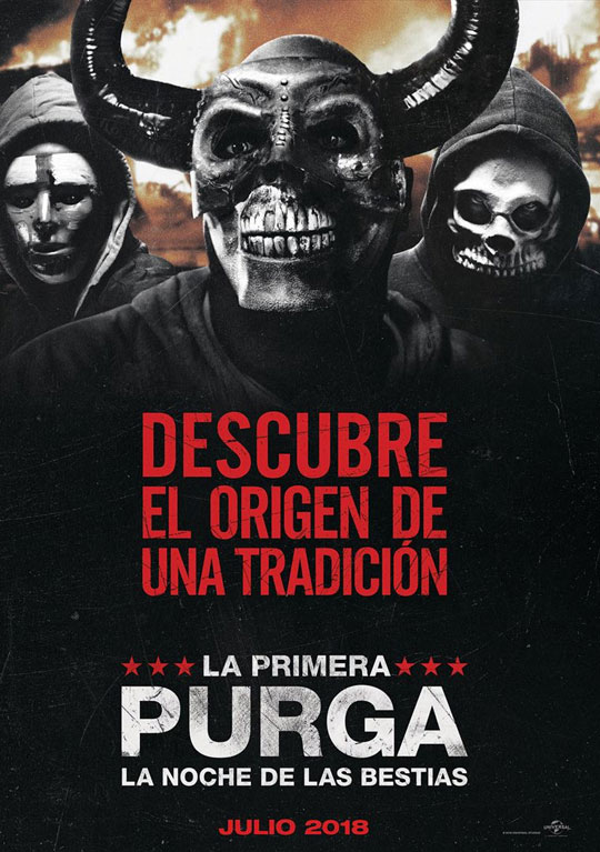 Tráiler de ‘La primera purga: La noche de las bestias’. El origen de la negra tradición sin delitos.