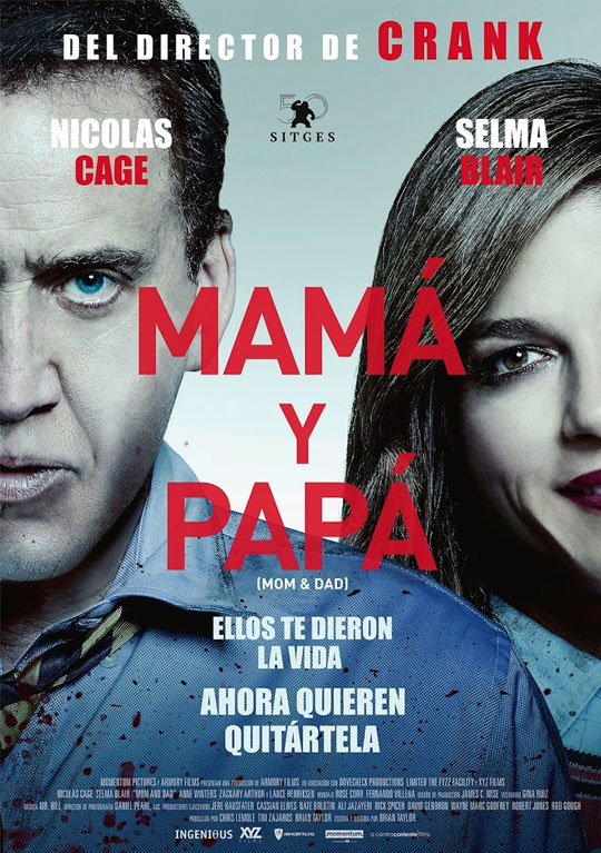 Tráiler de ‘Mamá y papá’. Nicolas Cage y Selma Blair quieren matar a sus queridos hijos.