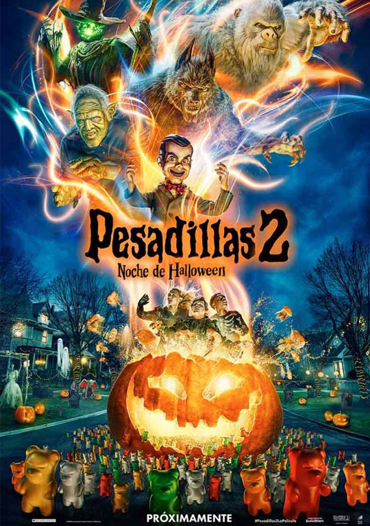 Segundo tráiler de ‘Pesadillas 2: Noche de Halloween’. Las criaturas de Stine regresan en la noche más terrorífica.