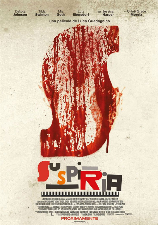 Teaser de ‘Suspiria’. Remake del clásico de terror que dirige Luca Guadagnino con Johnson, Swinton y Grace Moretz.