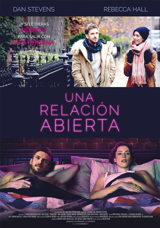 Tráiler de ‘Una relación abierta’. Rebecca Hall y Dan Stevens se dan permiso para poder follarse a otros.