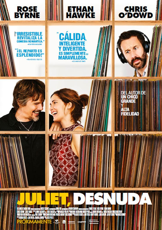 Tráiler de ‘Juliet, Desnuda’. El triángulo amoroso musical entre Rose Byrne, Ethan Hawke y Chris O’Dowd.