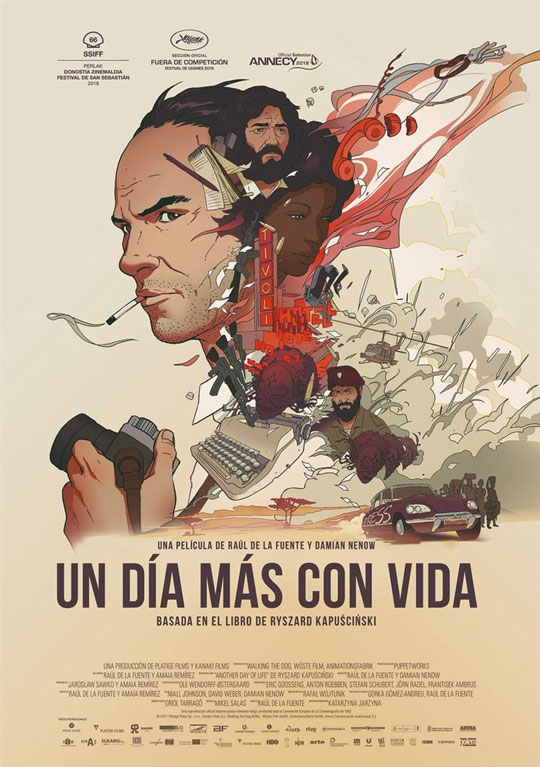 Tráiler de ‘Un día más con vida’. La guerra civil de Angola en 1975 desde el prisma de la animación periodística.
