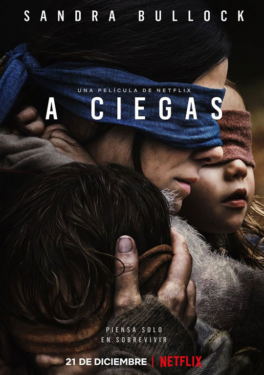 Tráiler en V.O.S.E de ‘A ciegas’.  Sandra Bullock, Sarah Paulson y John Malkovich sobreviviendo sin visión.