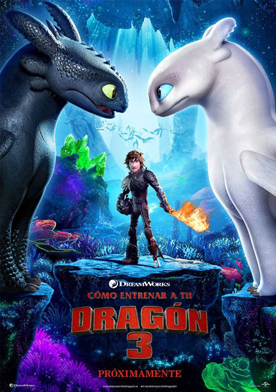 2º tráiler de ‘Cómo entrenar a tu dragón 3’. La churri de Desdentao y el mundo oculto de los dragones.
