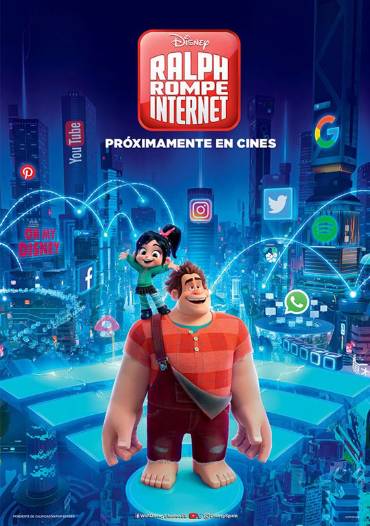 Cuarto tráiler de ‘Ralph rompe Internet’. La conexión se pierde junto a Ebay, princesas Disney y la Red oscura.