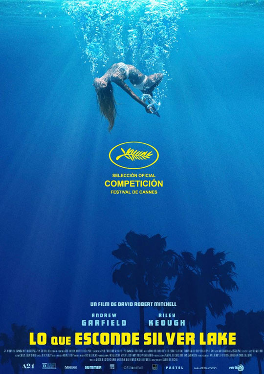 Tráiler de ‘Lo que esconde Silver Lake’. La búsqueda del tesoro rubiaco y surrealista de Andrew Garfield.