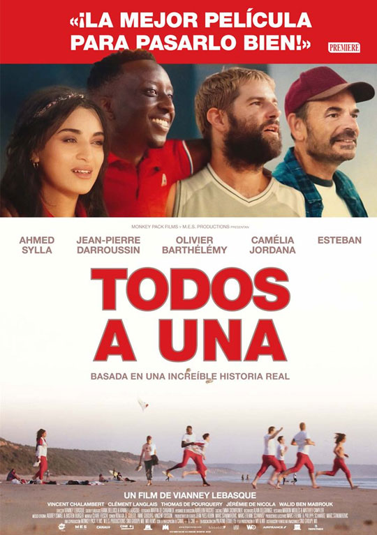 Tráiler de ‘Todos a una’. Jean-Pierre Darroussin haciendo trapis con el equipo de basket con deficiencias mentales.