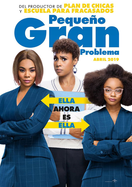 Tráiler de ‘Pequeño gran problema’. Una ejecutiva engreída se convierte físicamente en su versión adolescente.