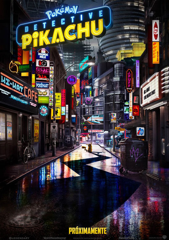 Tráiler de ‘Pokémon: Detective Pikachu’. El amarillo y eléctrico roedor investiga en CGI con voz de Ryan Reynolds.