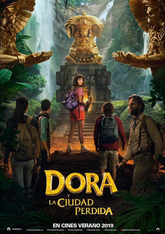 Tráiler de ‘Dora y la ciudad dorada’. Isabela Moner viviendo aventuras como la niña mochilera de la serie animada.