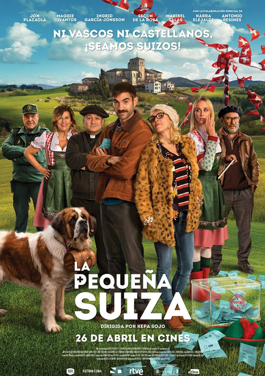 Tráiler de ‘La pequeña Suiza’. Comedia española con Ingrid García Jonsson y un pueblo vasco con problemas de identidad.