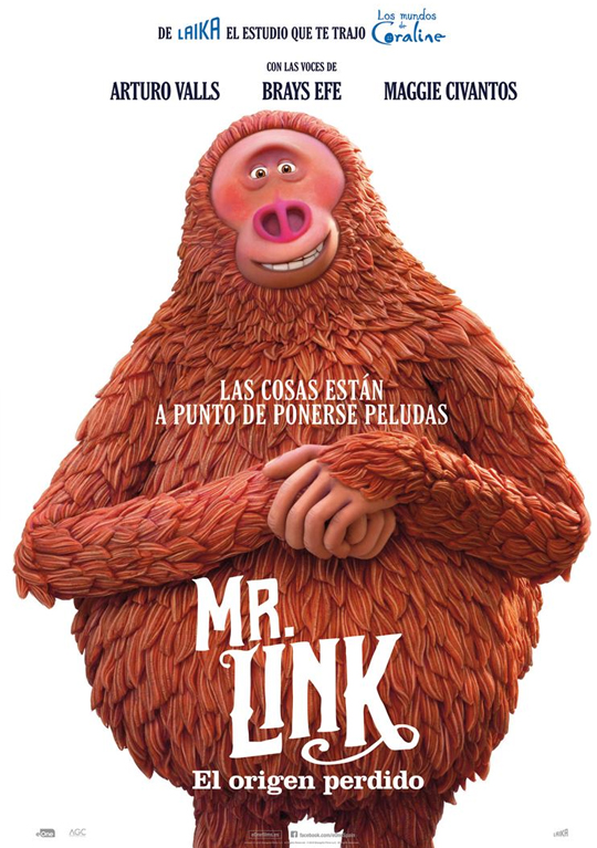 Tráiler de ‘Mr. Link. El origen perdido’. Los estudios Laika nos presentan a una peluda criatura mitológica.