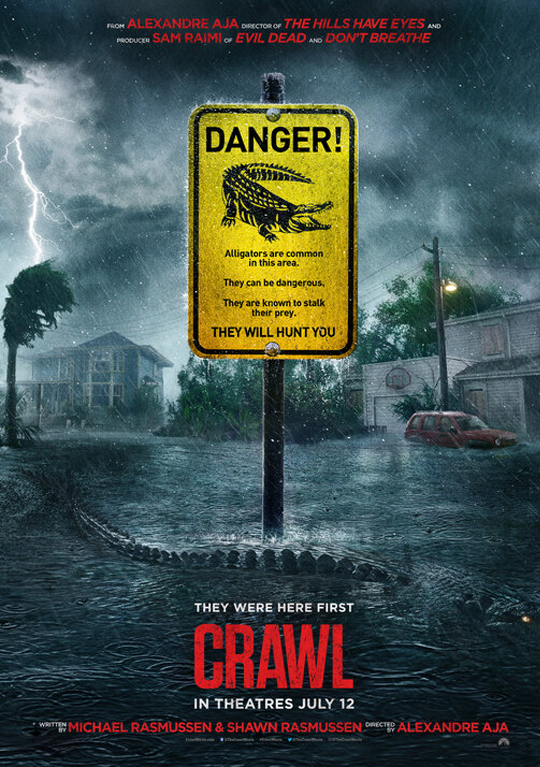 Tráiler de ‘Infierno bajo el agua’. Kaya Scodelario y Barry Pepper atrapados en su casa entre un huracán, agua y cocodrilos.