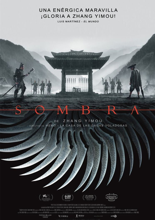 Tráiler de ‘Sombra’. Zhang Yimou vuelve a las raíces con los dobles de cuerpo y las artes marciales.
