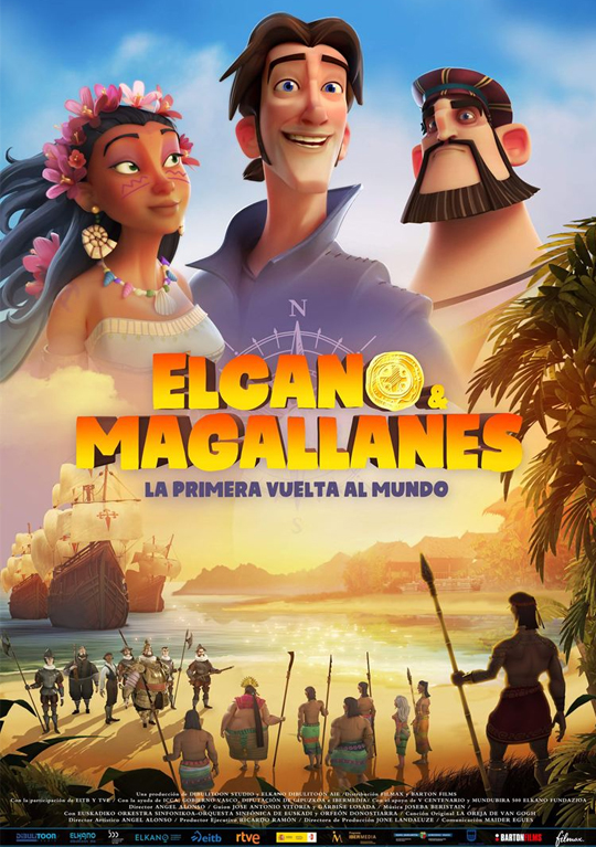 Tráiler de ‘ELCANO Y MAGALLANES’. La gran aventura animada de la primera circunnavegación del planeta por los dos navegantes del siglo XVI.