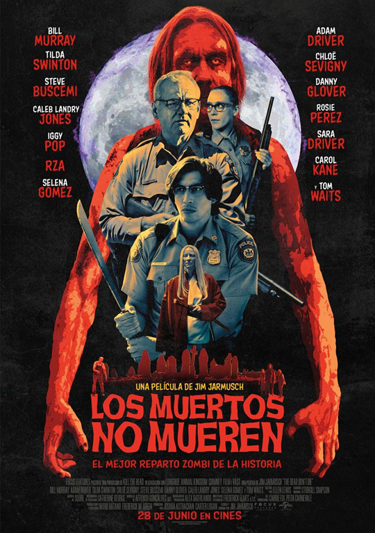 Tráiler de ‘LOS MUERTOS NO MUEREN’. Comedia de zombis de Jarmusch con Bill Murray, Adam Driver y Tilda Swinton.