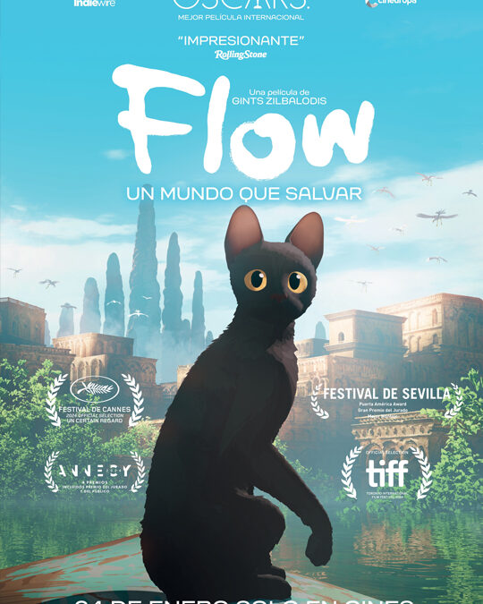 FLOW. UN MUNDO QUE SALVAR (2024) – Tráiler Español [HD-DCP][Castellano 2.0-5.1]